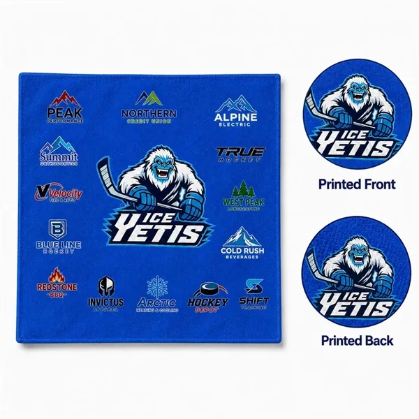 Colored Microfiber Dri-Lite Terry Fan, Cheering, Skate Towel