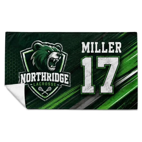 Team Towel in Microfiber Terry, 30x60, Sublimated or Blank