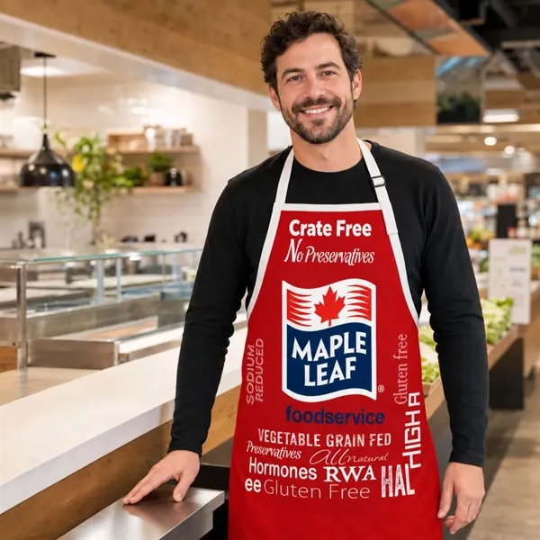 Domestic made Bib Apron, 25x28, No pockets