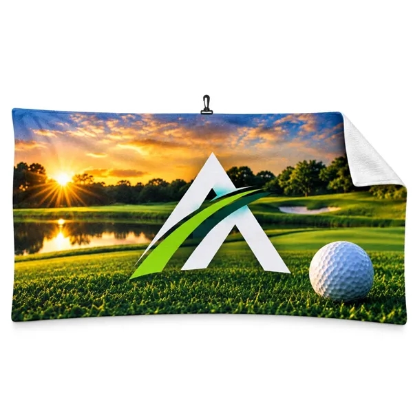 Oversized Golf Towel in Microfiber Dri-Lite Terry, 20x40