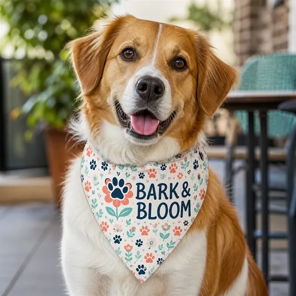 Medium Dog Bandana, 19x19x27, Sublimated
