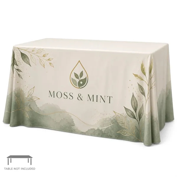 Table Throw for 4', (Closed Back), Sublimated