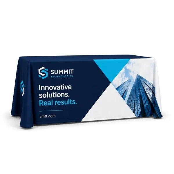 Sublimated Table Throw for 6' (Closed Back)