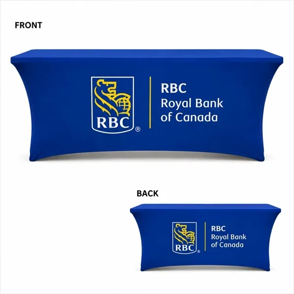 Sublimated 6' Stretch Fit Table Throw