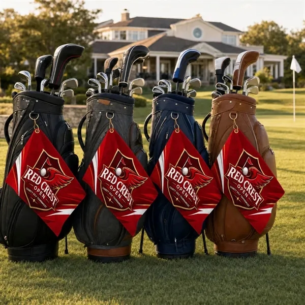 Microfiber Suede Shammy Golf Towel, 12x18