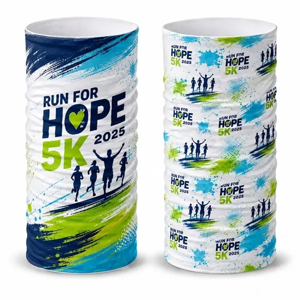 Sublimated BEST VALUE lightweight Seamless Neck Gaiter