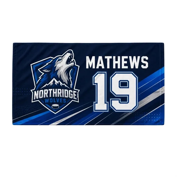 Team Towel in HEAVIER Plush and Soft Velour