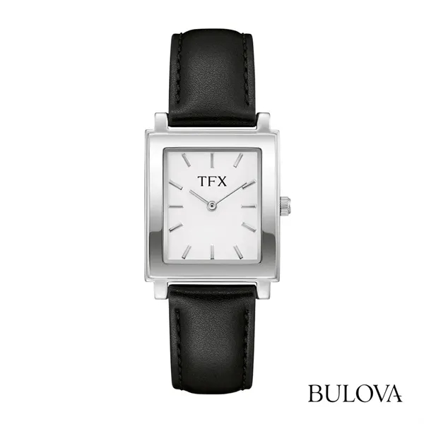 TFX by Bulova® Square Face Men's Leather Bracelet Watch