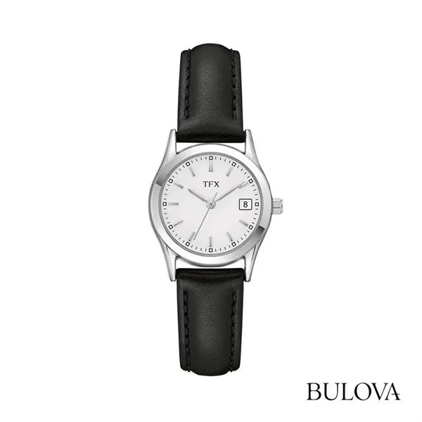 TFX by Bulova® Leather Strap Bracelet Watch w/Date Calendar