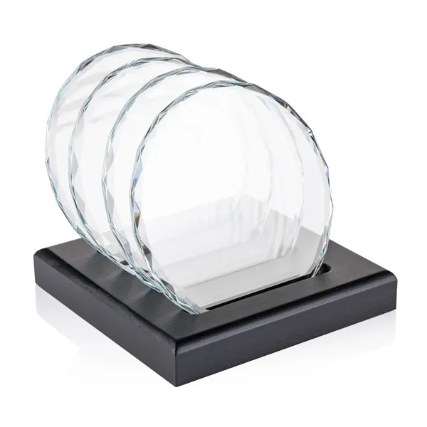 Porterfield Coasters - Set of 4 on Black Base