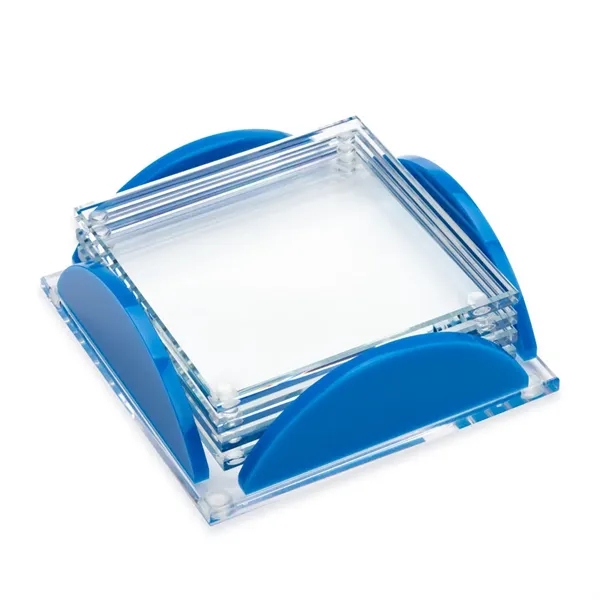 Rockford Coasters - Set of 4 on Herning Blue