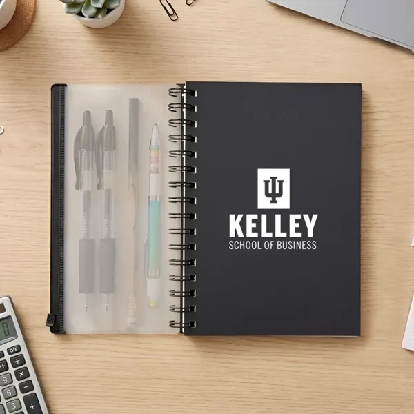Murtle Soft Cover Journal w/Zip Lock Pocket