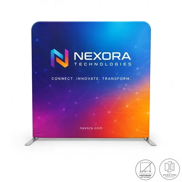 Replacement Full Color Graphics Double Sided for 8'W x 8'H