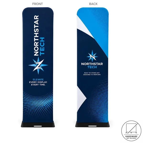 Replacement Full Color Graphics Double Sided for 2'W x 90"H