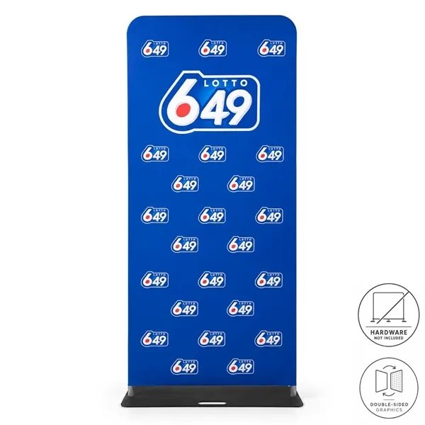 Replacement Full Color Graphics Double Sided for 3'W x 90"H