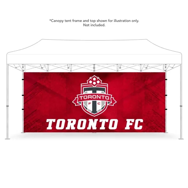 Full 15' Back Wall For 10X15 Tent Kit, Double Sided Print