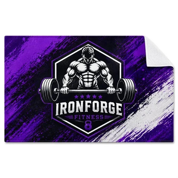 Microfiber Terry Towel, 15x25, Sublimated