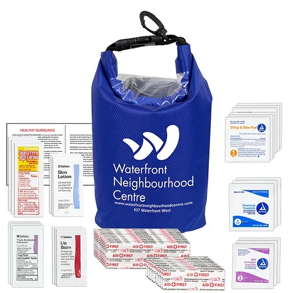 40 Piece First Aid Kit in Water Resistant Dry Bag - ASHLAND