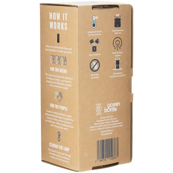 12 oz Ocean Bottle Brew Travel Tumbler
