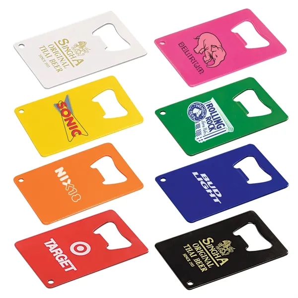 Credit Card Powder Coated Bottle Opener