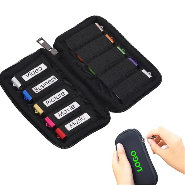 10 Slot USB Flash Drive Storage Case