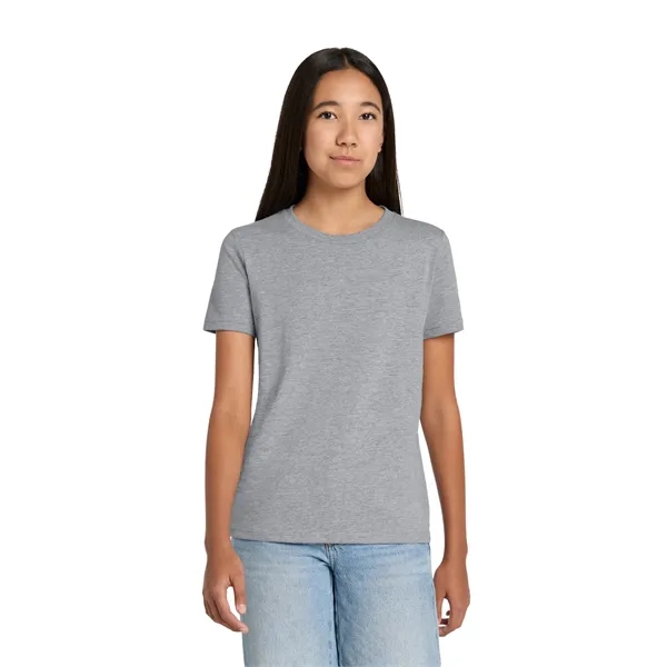 BELLA+CANVAS Youth Heather CVC Tee