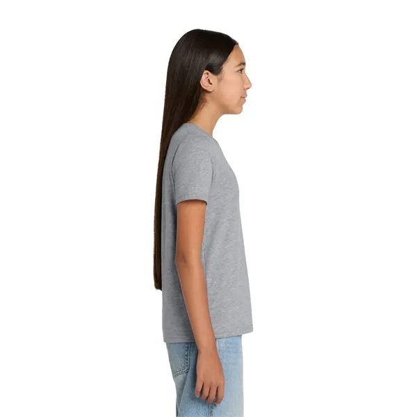 BELLA+CANVAS Youth Heather CVC Tee