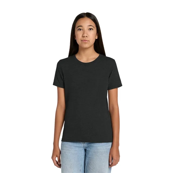 BELLA+CANVAS Youth Heather CVC Tee