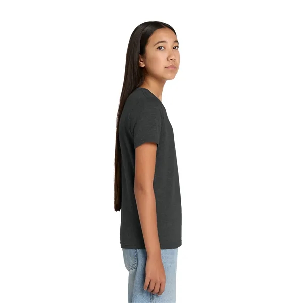 BELLA+CANVAS Youth Heather CVC Tee