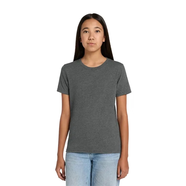 BELLA+CANVAS Youth Heather CVC Tee