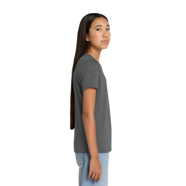 BELLA+CANVAS Youth Heather CVC Tee