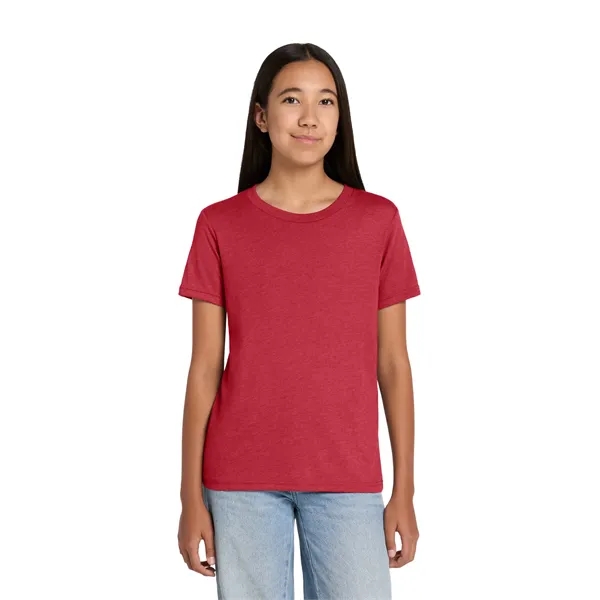 BELLA+CANVAS Youth Heather CVC Tee