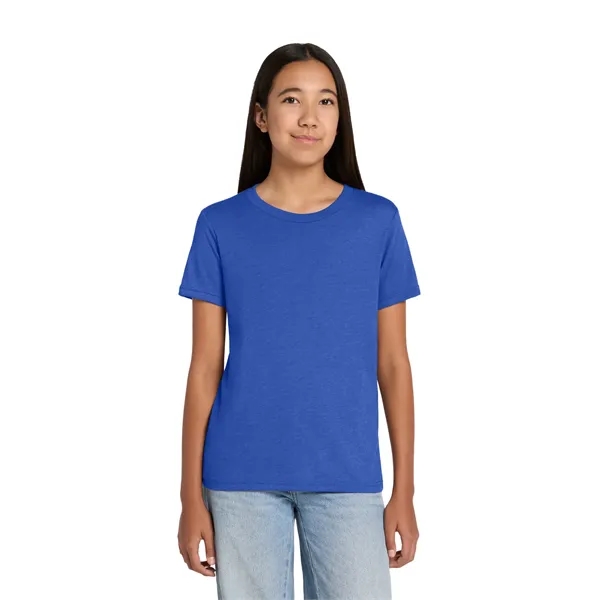 BELLA+CANVAS Youth Heather CVC Tee