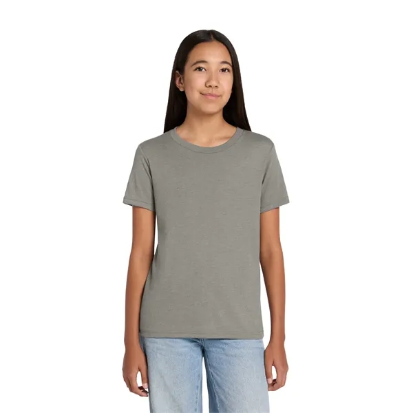 BELLA+CANVAS Youth Heather CVC Tee