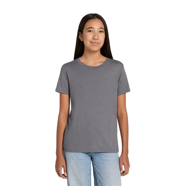 BELLA+CANVAS Youth Heather CVC Tee