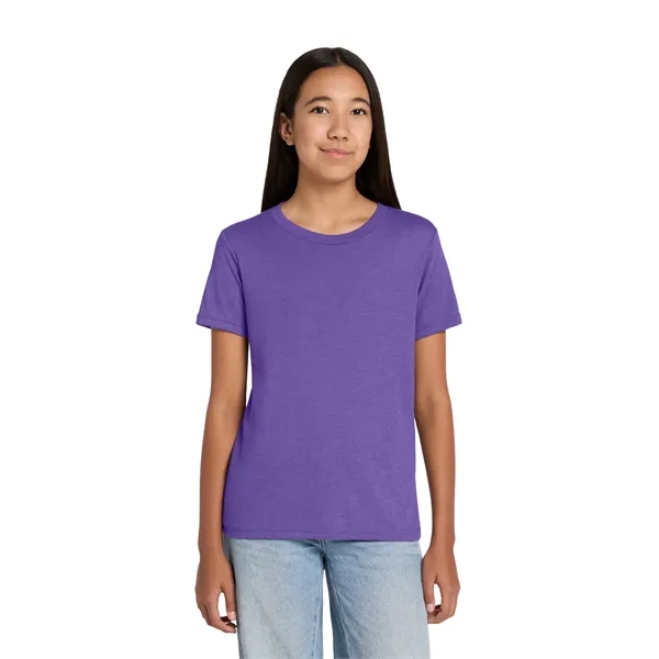 BELLA+CANVAS Youth Heather CVC Tee