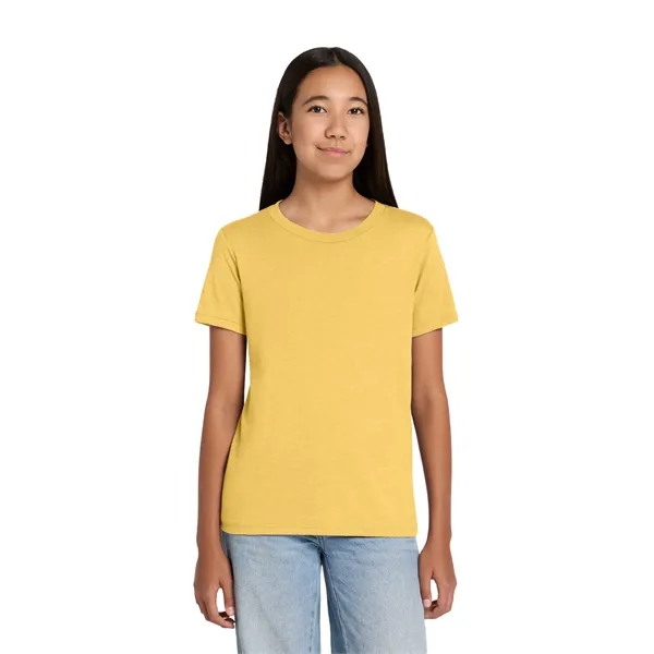BELLA+CANVAS Youth Heather CVC Tee