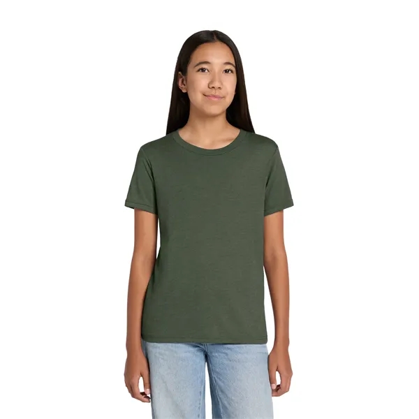 BELLA+CANVAS Youth Heather CVC Tee