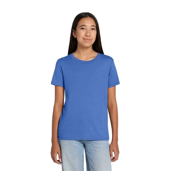 BELLA+CANVAS Youth Heather CVC Tee