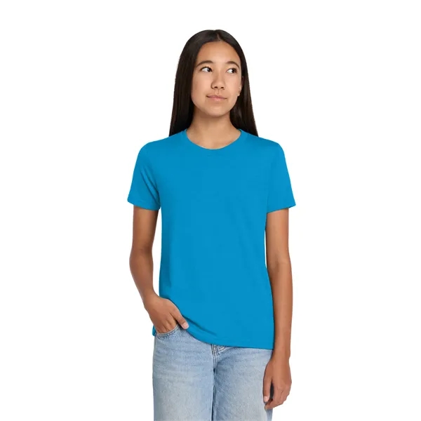 BELLA+CANVAS Youth Heather CVC Tee