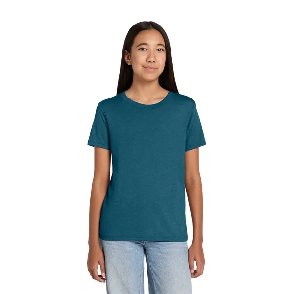 BELLA+CANVAS Youth Heather CVC Tee