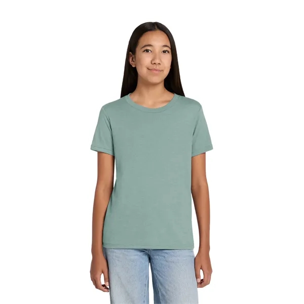 BELLA+CANVAS Youth Heather CVC Tee