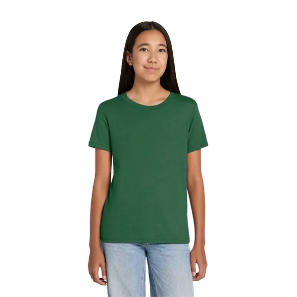 BELLA+CANVAS Youth Heather CVC Tee