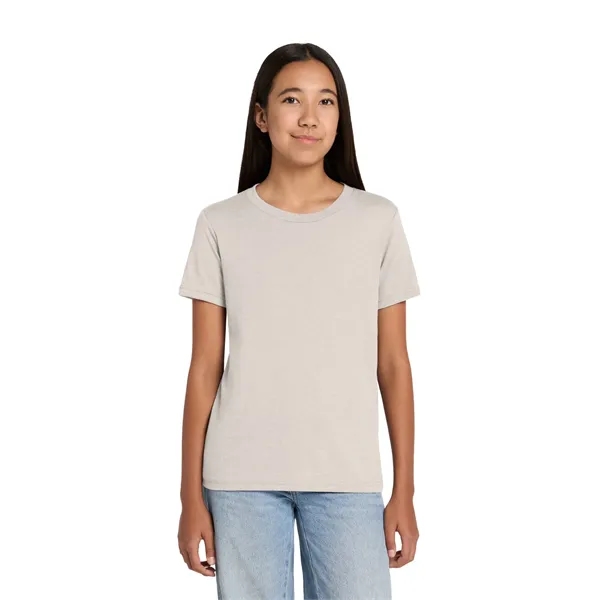 BELLA+CANVAS Youth Heather CVC Tee
