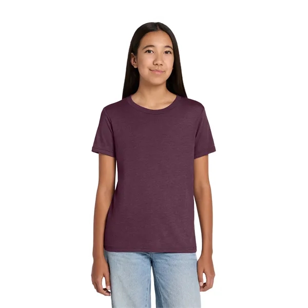 BELLA+CANVAS Youth Heather CVC Tee