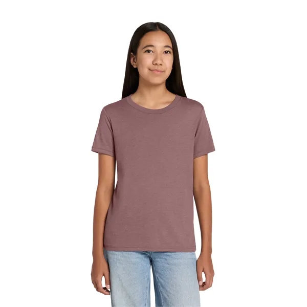 BELLA+CANVAS Youth Heather CVC Tee