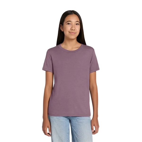 BELLA+CANVAS Youth Heather CVC Tee