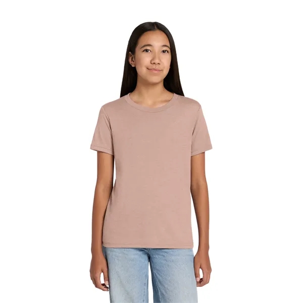 BELLA+CANVAS Youth Heather CVC Tee