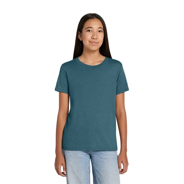 BELLA+CANVAS Youth Heather CVC Tee