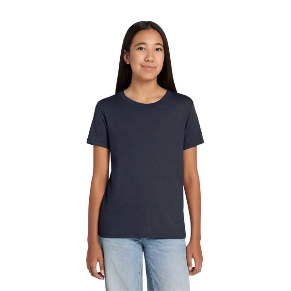 BELLA+CANVAS Youth Heather CVC Tee